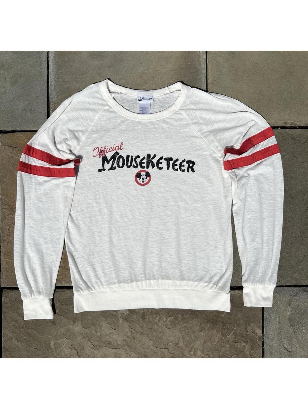 Disney Official Mouseketeer crewneck long sleeve raglan tee